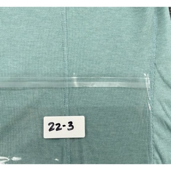 Free People Intimacy Ribbed Jersey Henley With Snaps Green XS - Picture 11 of 11